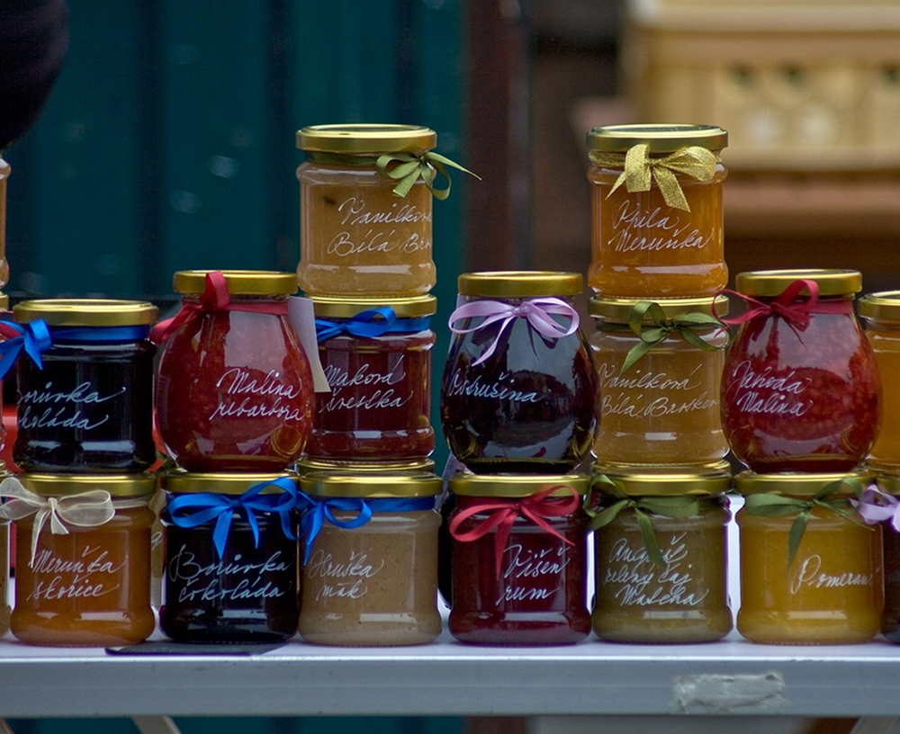 カラフルなジャム