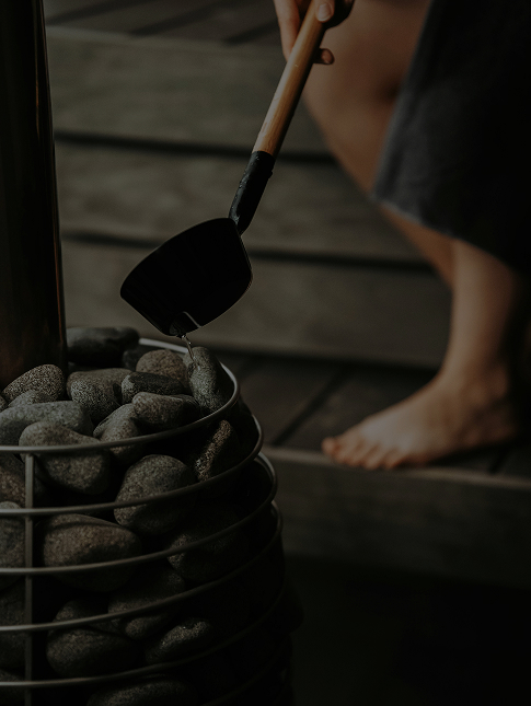 ロウリュの様子